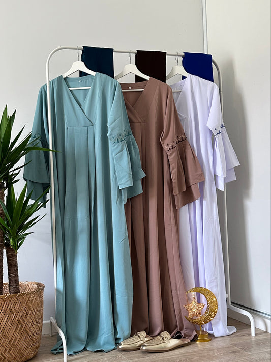 ABAYA NOUR + hijab assorti